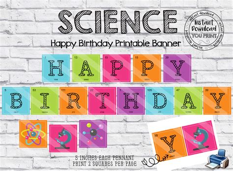 science happy birthday.